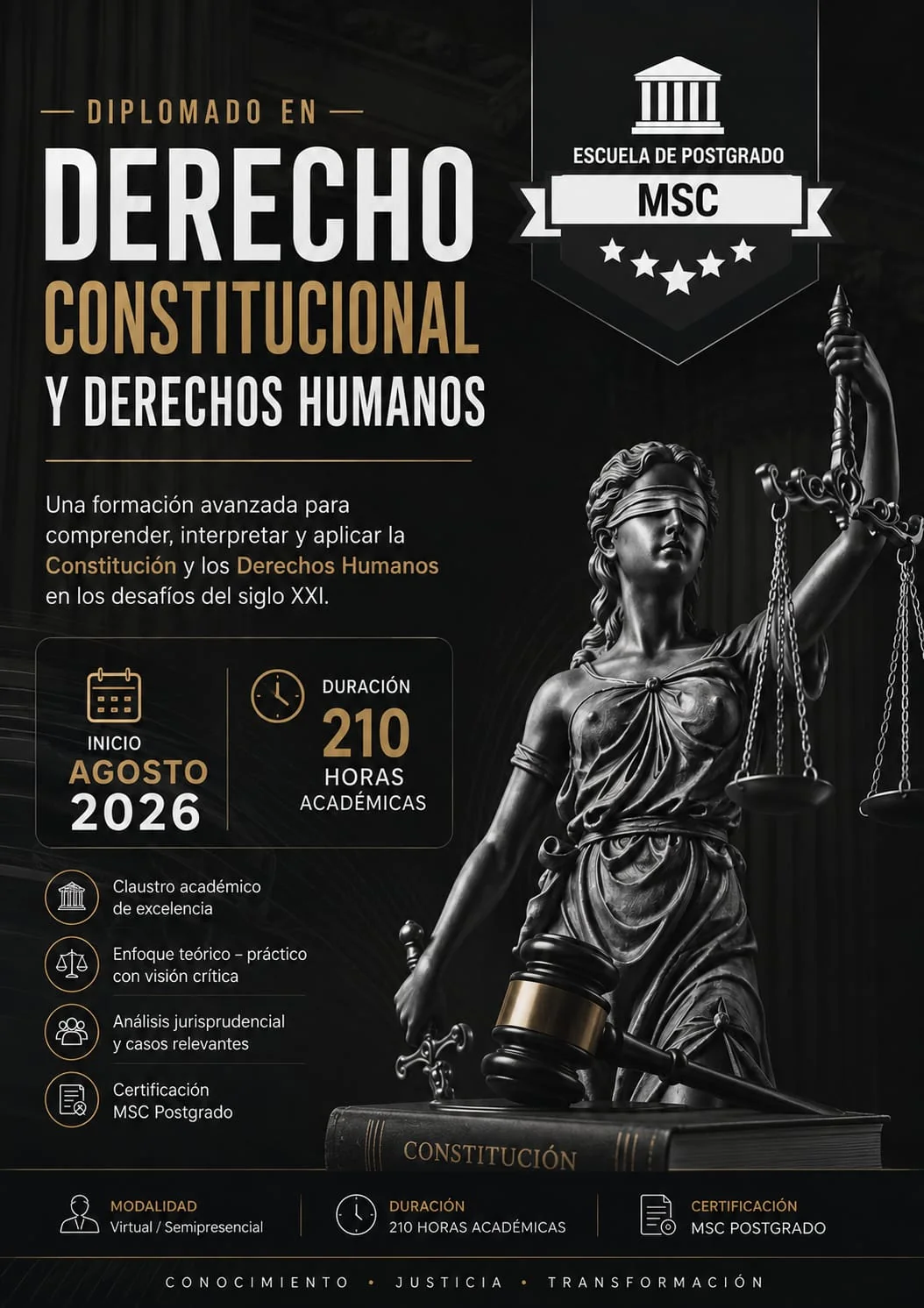Diplomado en Derecho Constitucional y Derechos Humanos